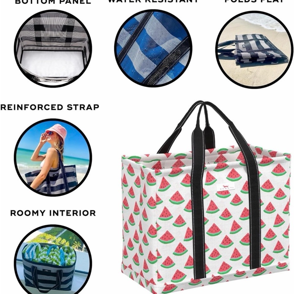 Scout Roadtripper Open-Top Tote in Watermelon NWT - Picture 2 of 6